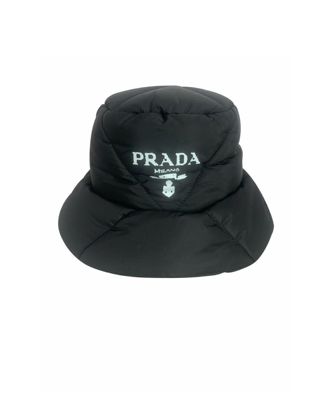 PRADA Черная шапка, фото 1