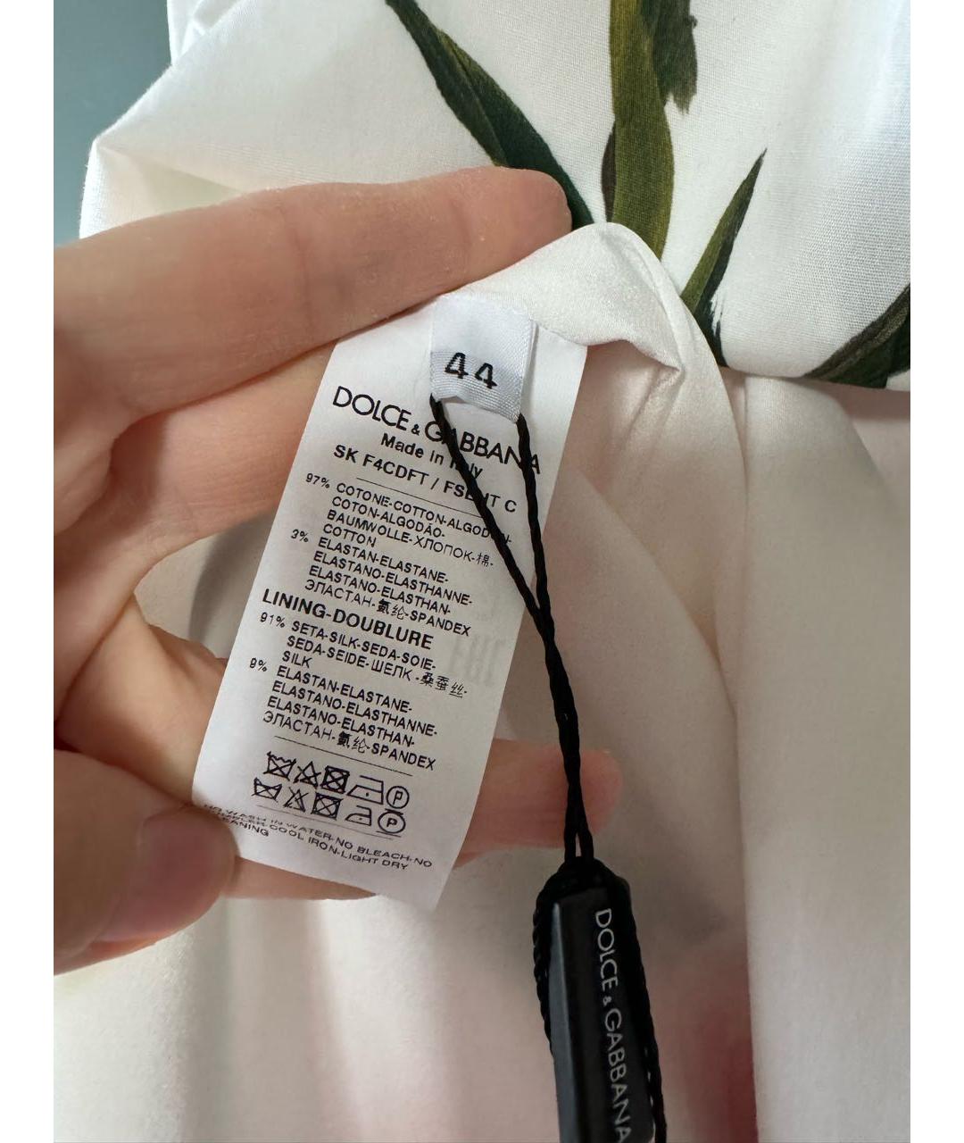 DOLCE&GABBANA Мульти хлопко-эластановый костюм с юбками, фото 3