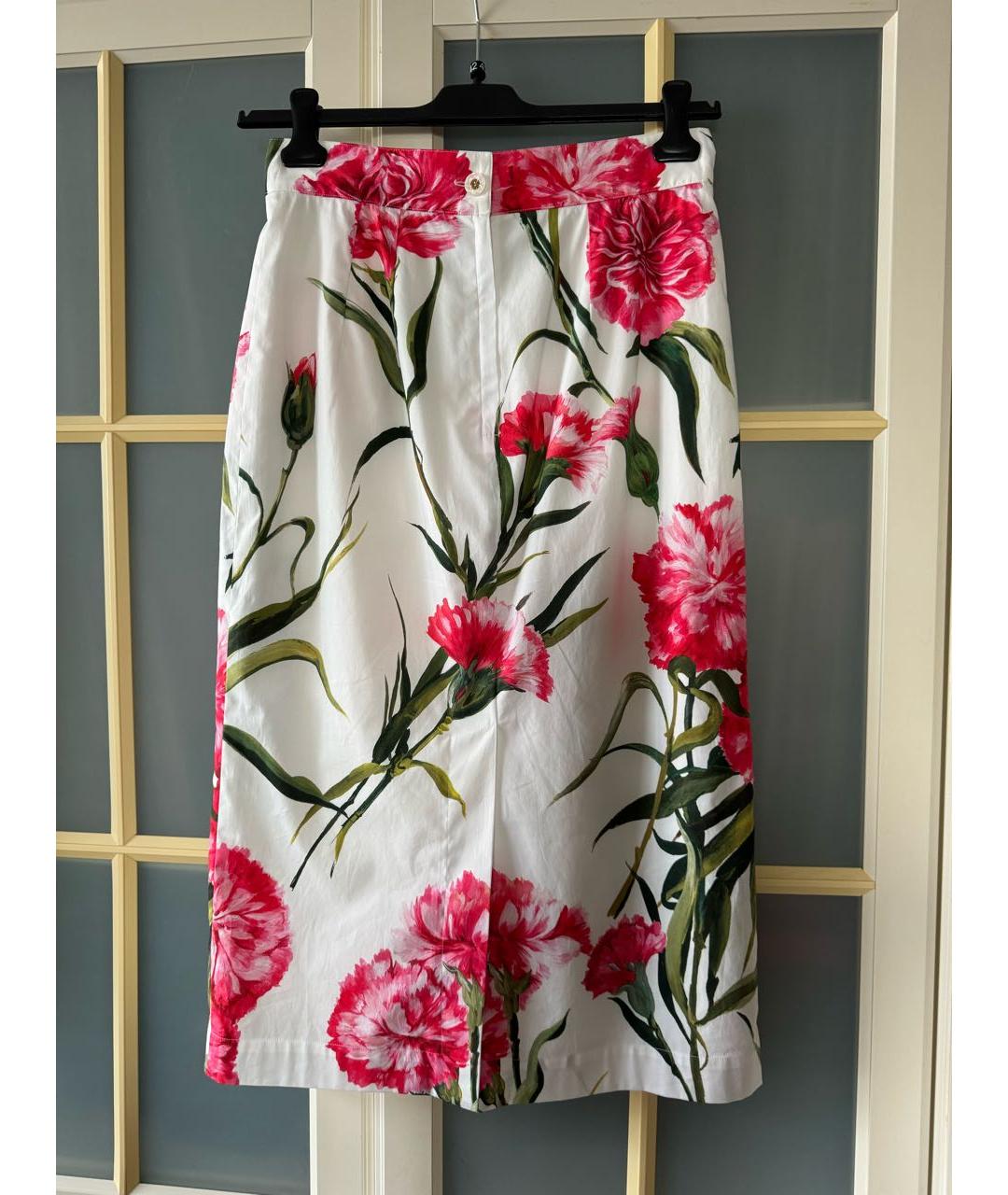 DOLCE&GABBANA Мульти хлопко-эластановый костюм с юбками, фото 6