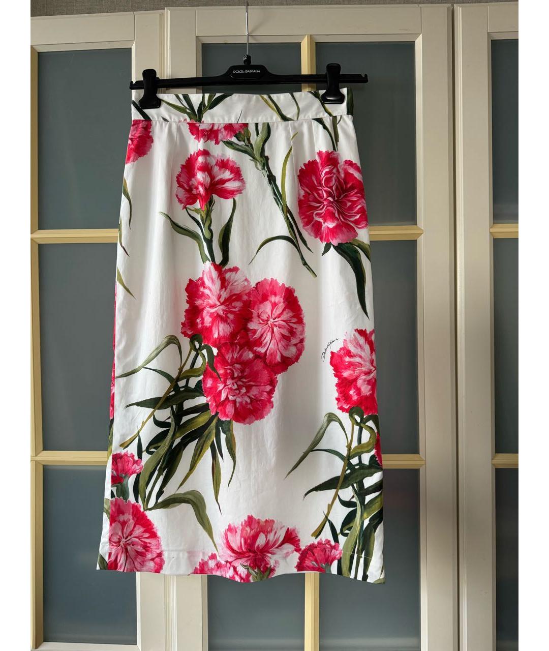 DOLCE&GABBANA Мульти хлопко-эластановый костюм с юбками, фото 2
