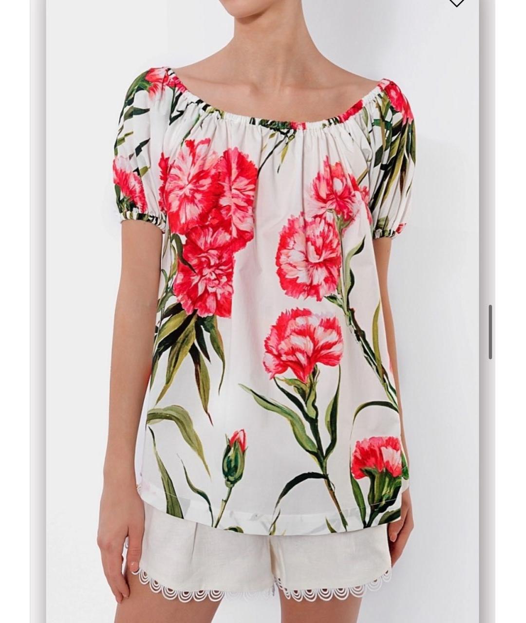 DOLCE&GABBANA Мульти хлопко-эластановый костюм с юбками, фото 7