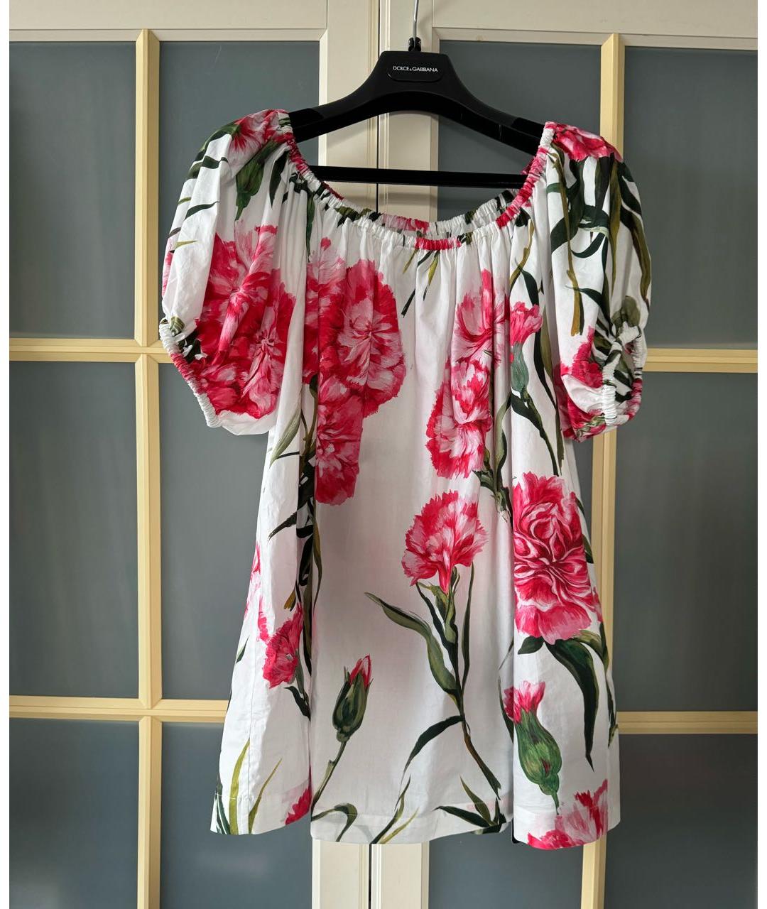 DOLCE&GABBANA Мульти хлопко-эластановый костюм с юбками, фото 8