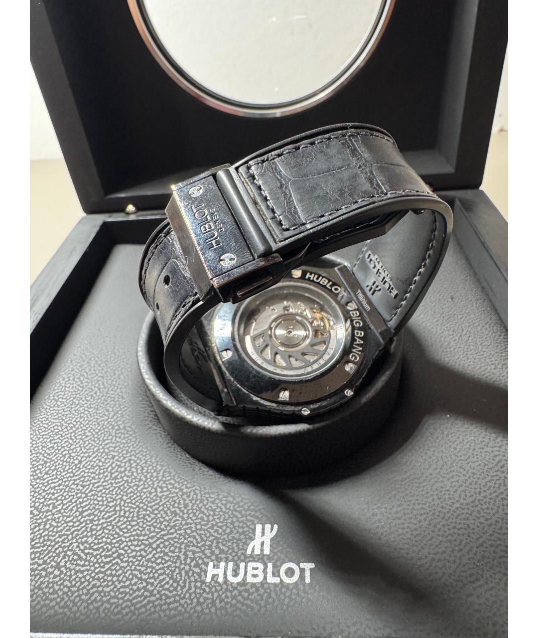 HUBLOT Черные керамические часы, фото 2