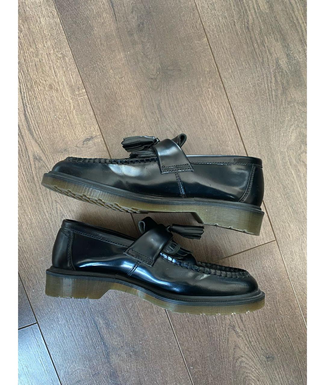 DR. MARTENS Черные кожаные лоферы, фото 6