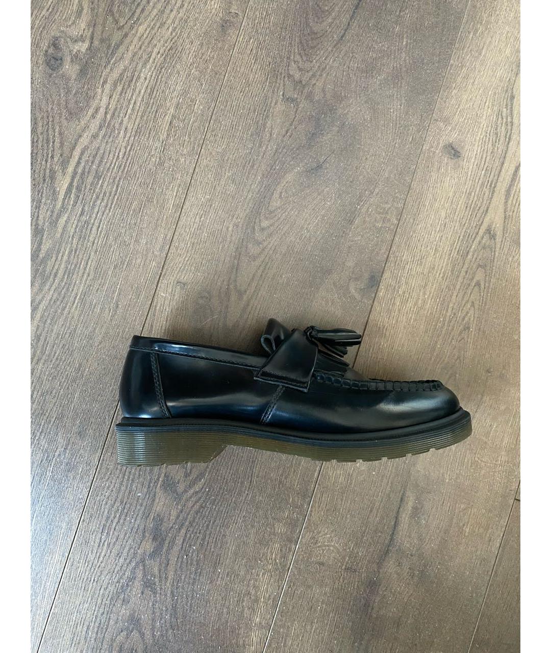 DR. MARTENS Черные кожаные лоферы, фото 9