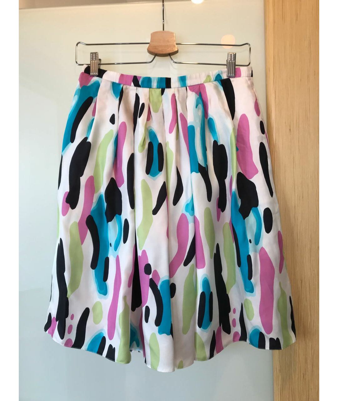 BLUGIRL Мульти шелковая юбка мини, фото 4