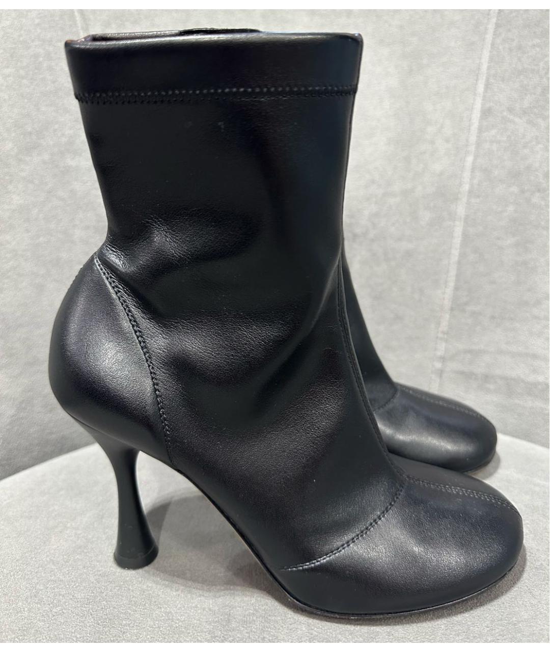 GIANVITO ROSSI Черные кожаные ботильоны, фото 6