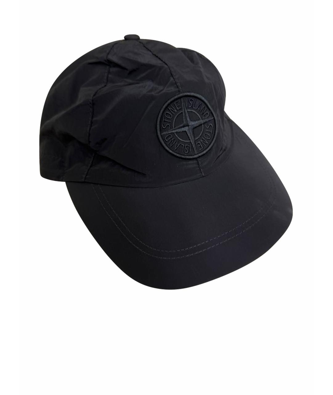 STONE ISLAND Черная кепка/бейсболка, фото 1
