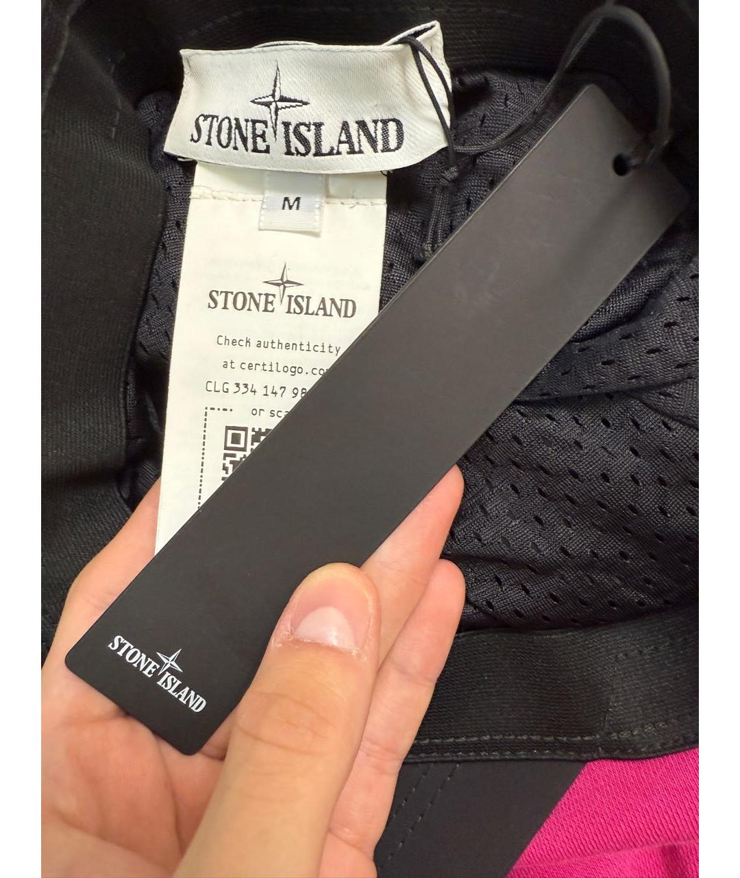 STONE ISLAND Черная кепка/бейсболка, фото 2