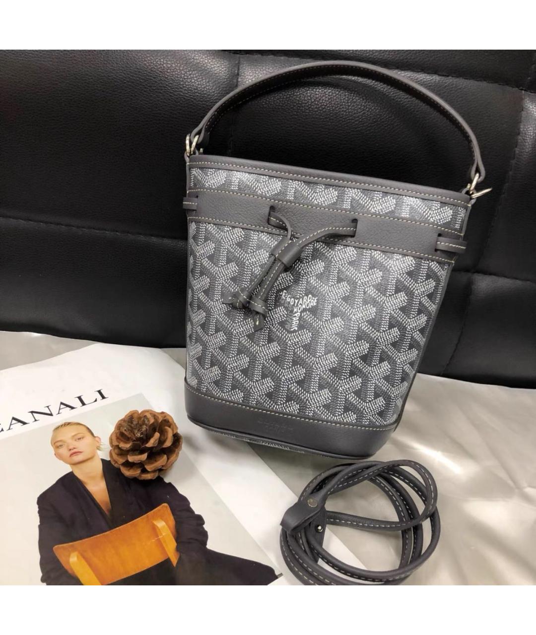 GOYARD Серая сумка тоут, фото 6