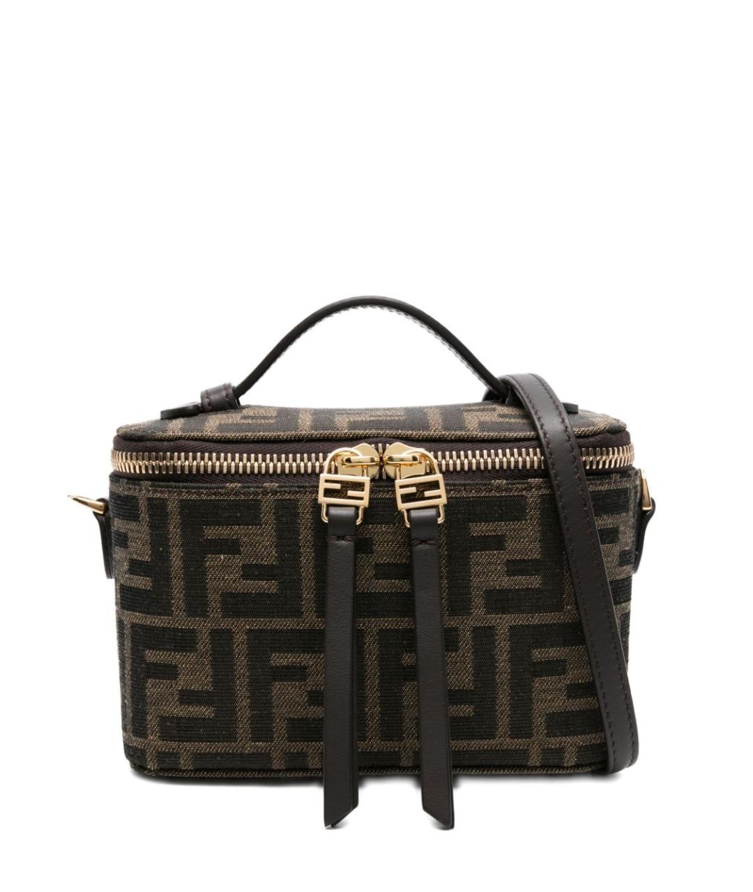 FENDI Коричневая сумка через плечо, фото 1