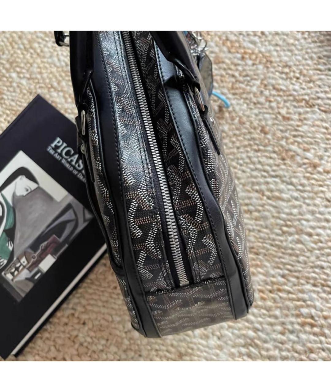 GOYARD Черная сумка тоут, фото 3