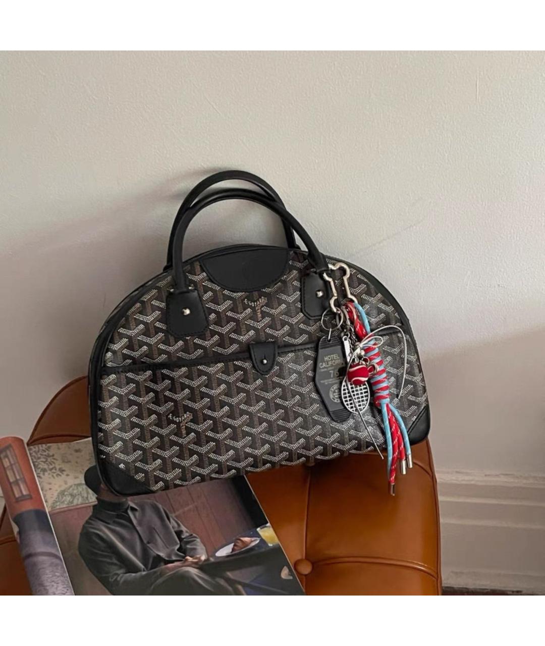 GOYARD Черная сумка тоут, фото 8