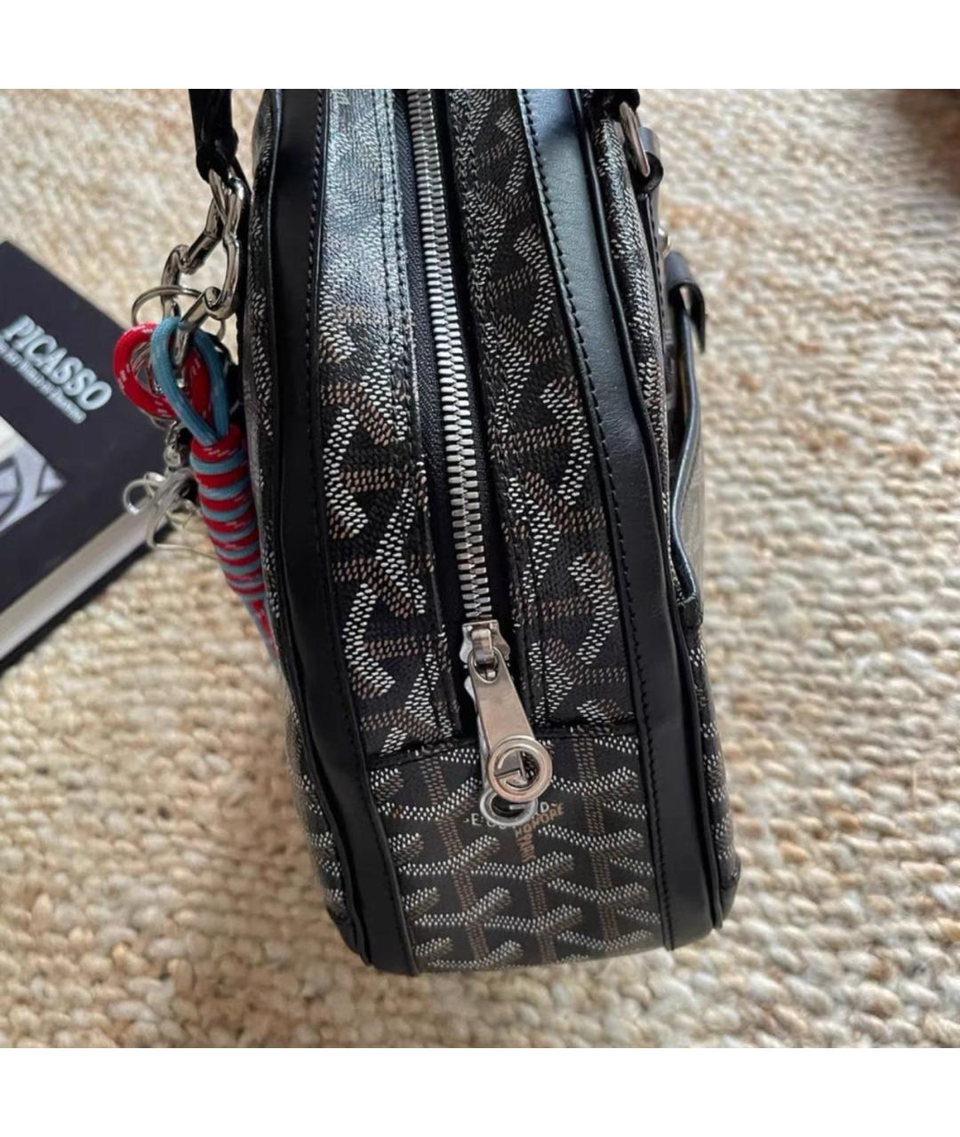 GOYARD Черная сумка тоут, фото 4