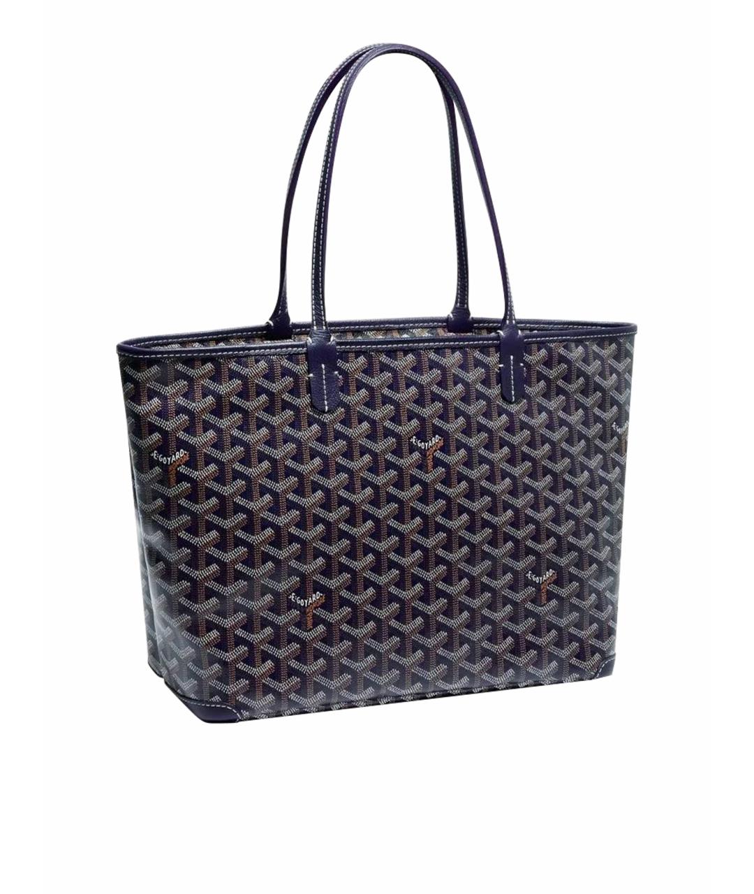GOYARD Темно-синяя сумка тоут, фото 1