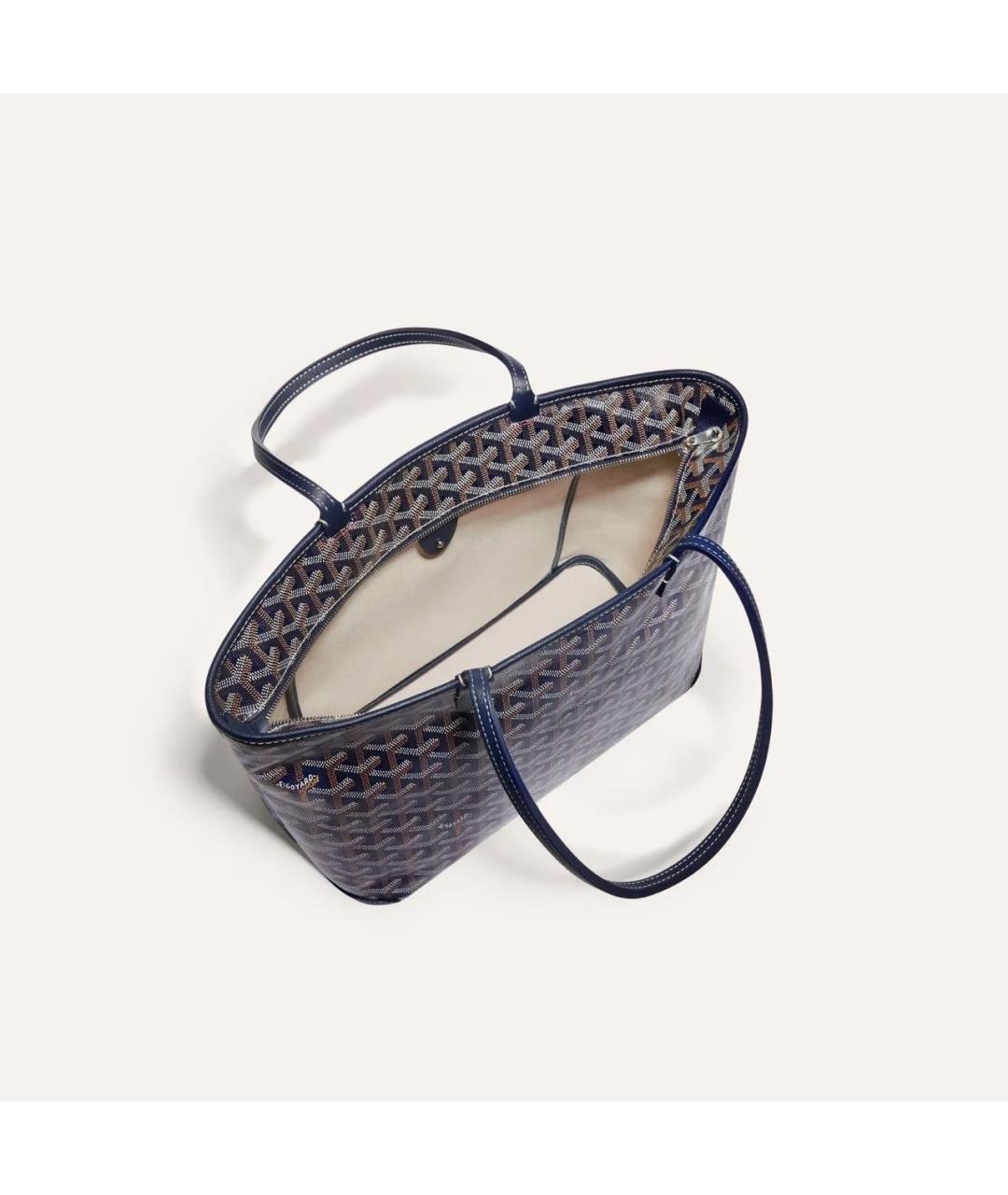 GOYARD Темно-синяя сумка тоут, фото 3