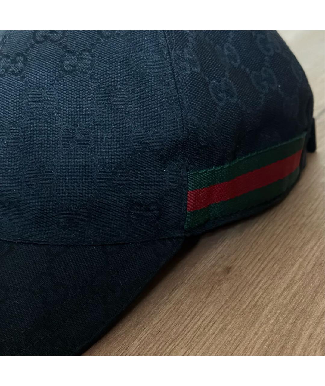 GUCCI Черная синтетическая кепка/бейсболка, фото 4