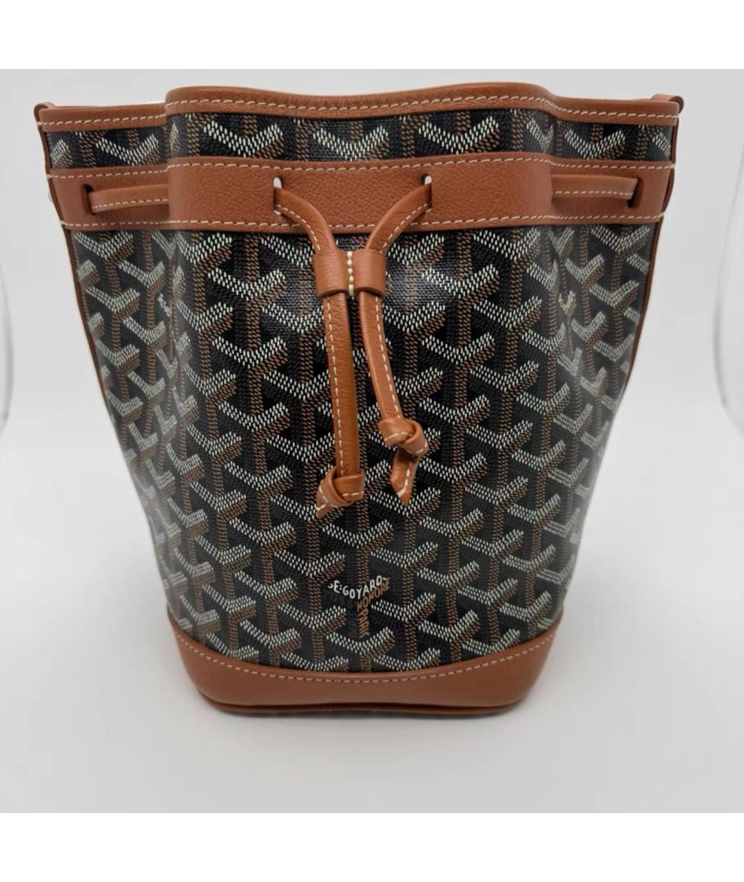 GOYARD Коричневая сумка тоут, фото 8