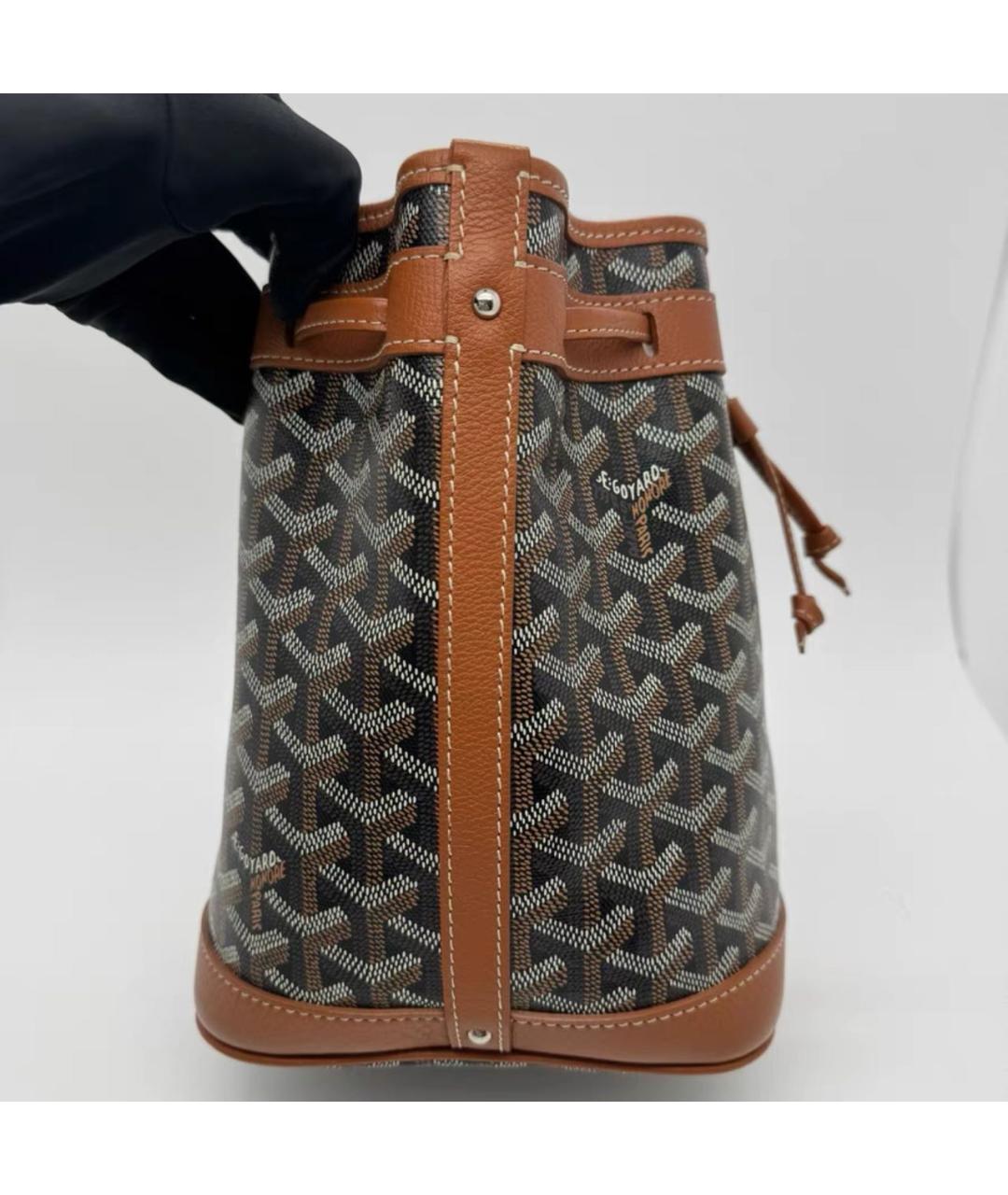 GOYARD Коричневая сумка тоут, фото 3