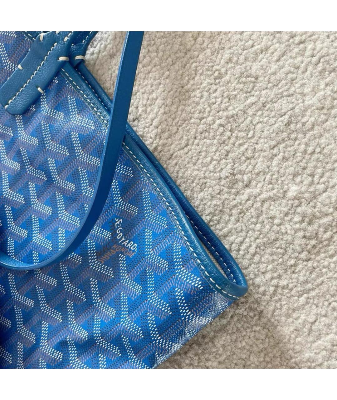 GOYARD Синяя сумка тоут, фото 2