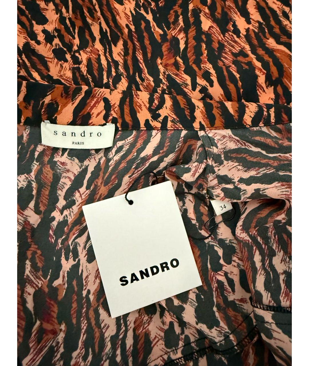 SANDRO Мульти повседневное платье, фото 7