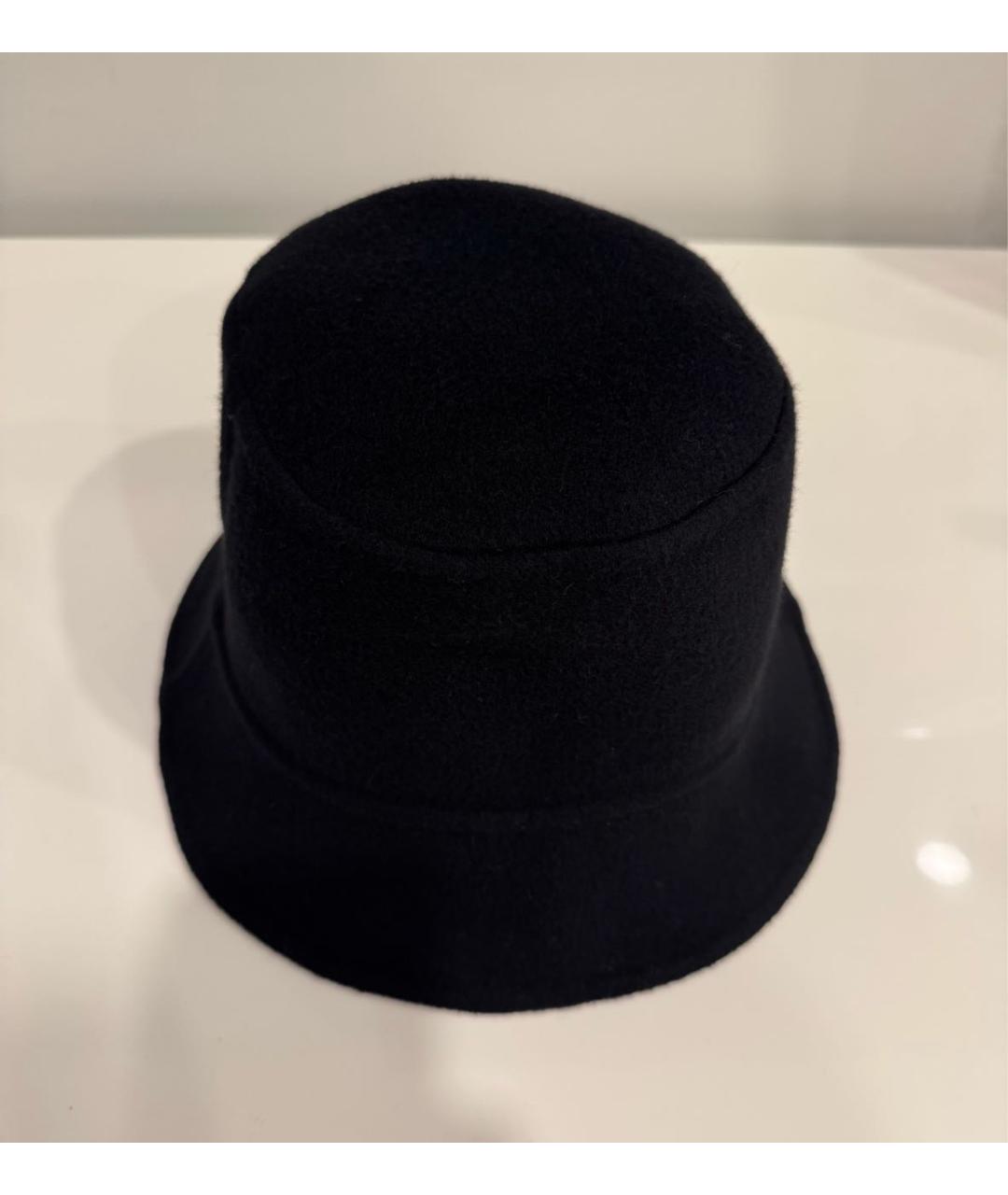 CHRISTIAN DIOR Черная шерстяная панама, фото 4