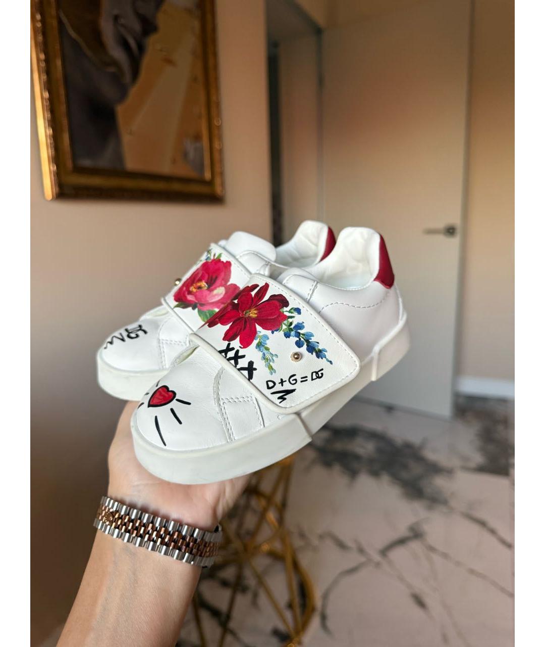 DOLCE&GABBANA Кеды из лакированной кожи, фото 8