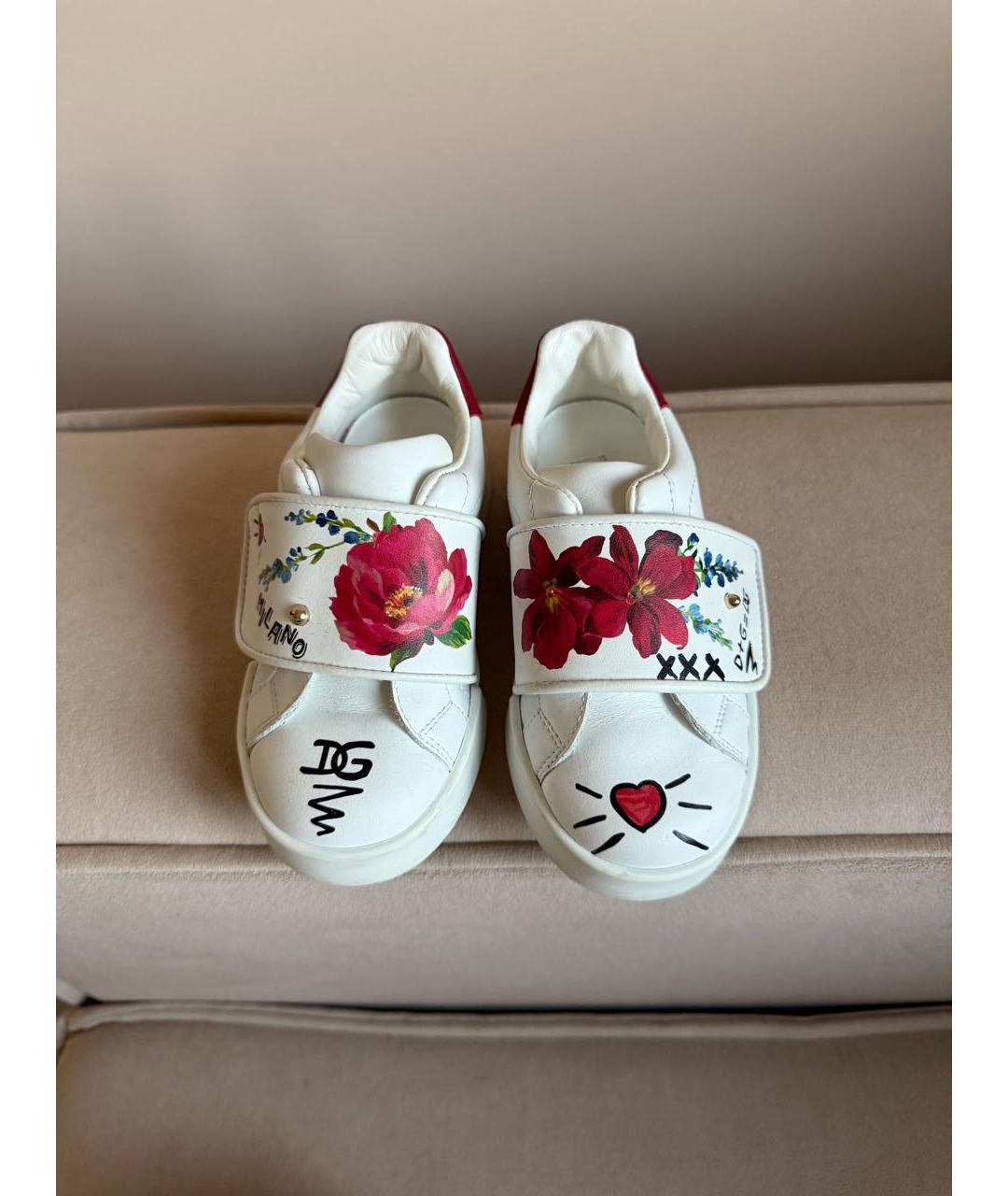 DOLCE&GABBANA Кеды из лакированной кожи, фото 2