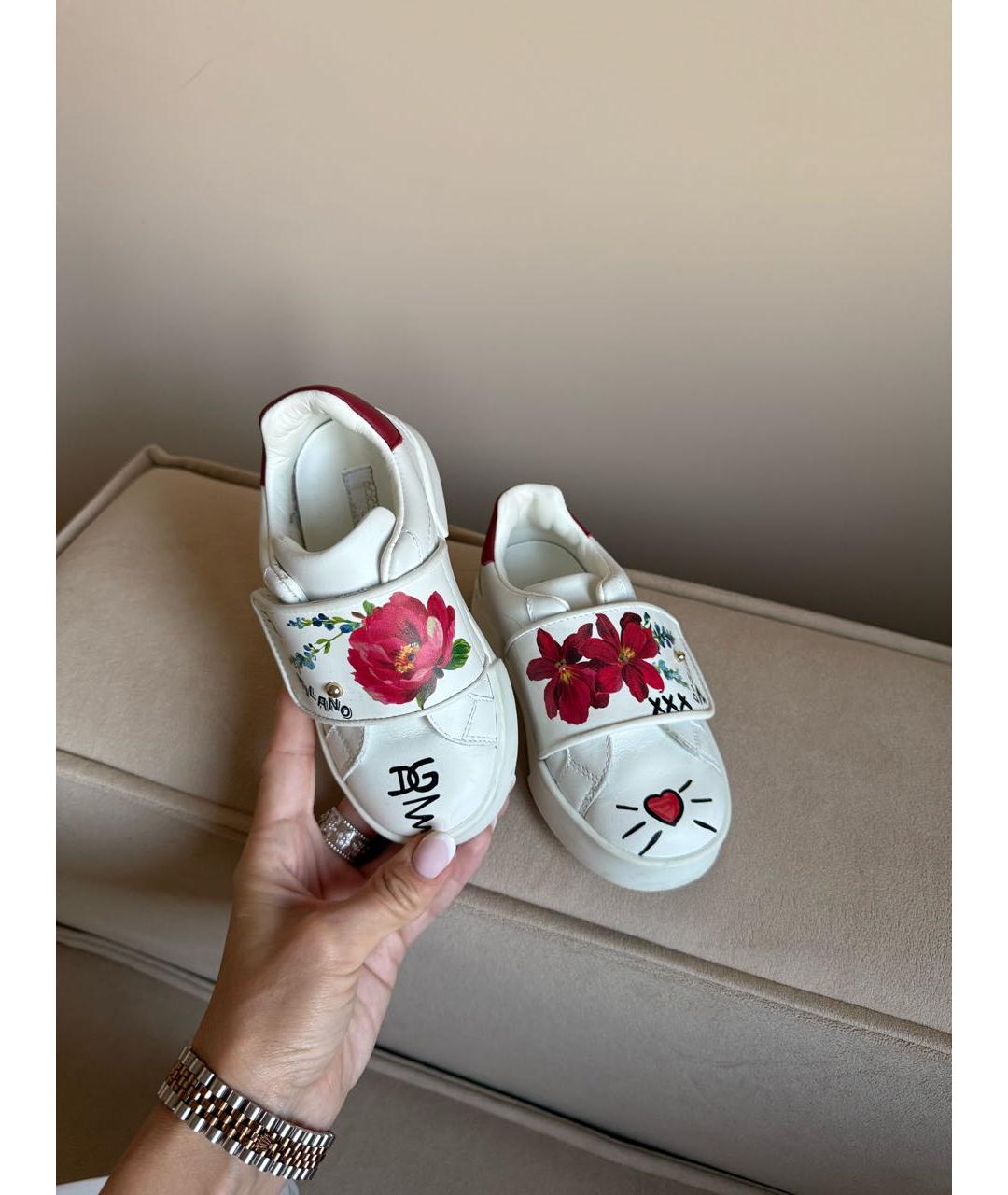 DOLCE&GABBANA Кеды из лакированной кожи, фото 6