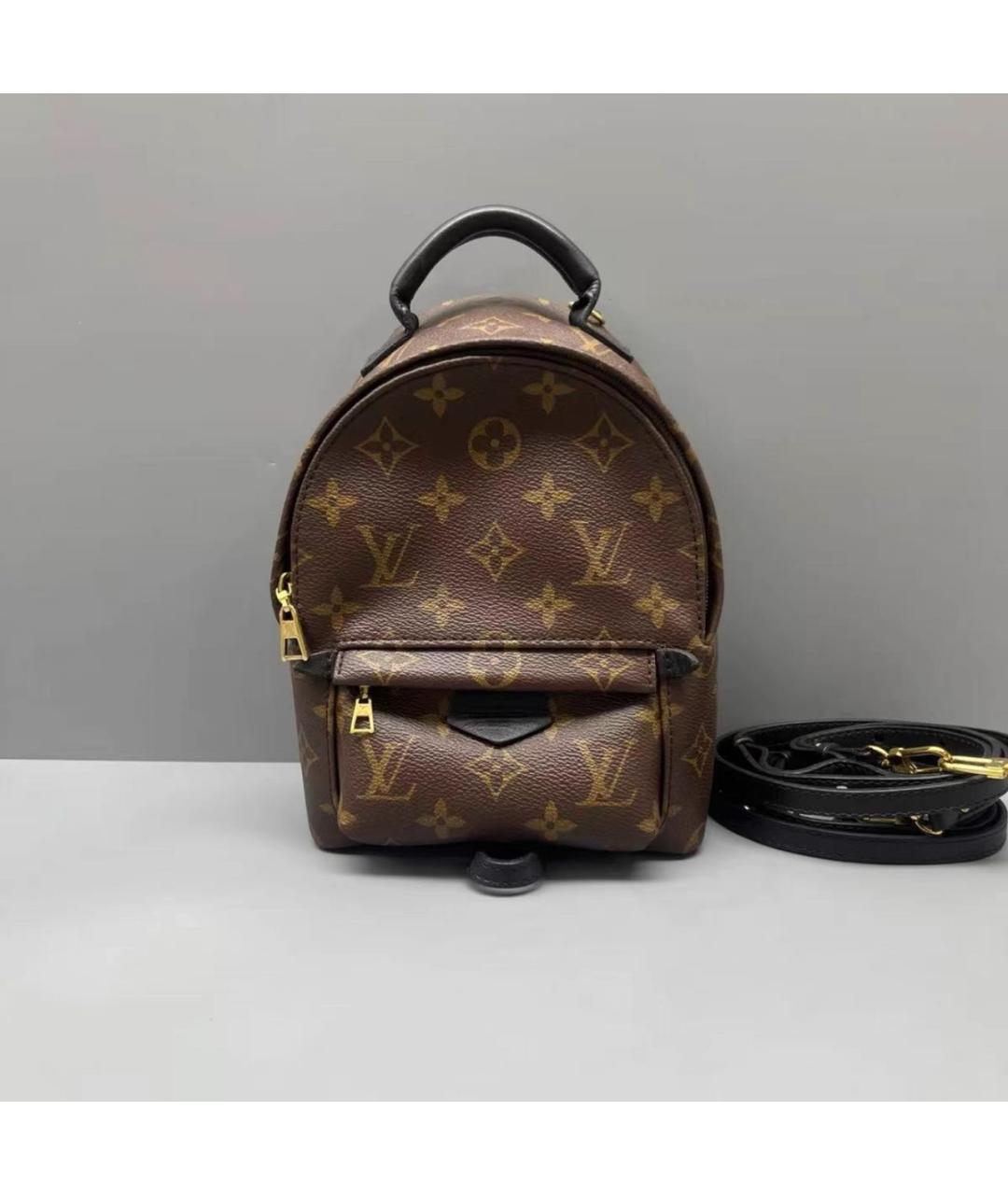 LOUIS VUITTON Коричневый рюкзак, фото 8