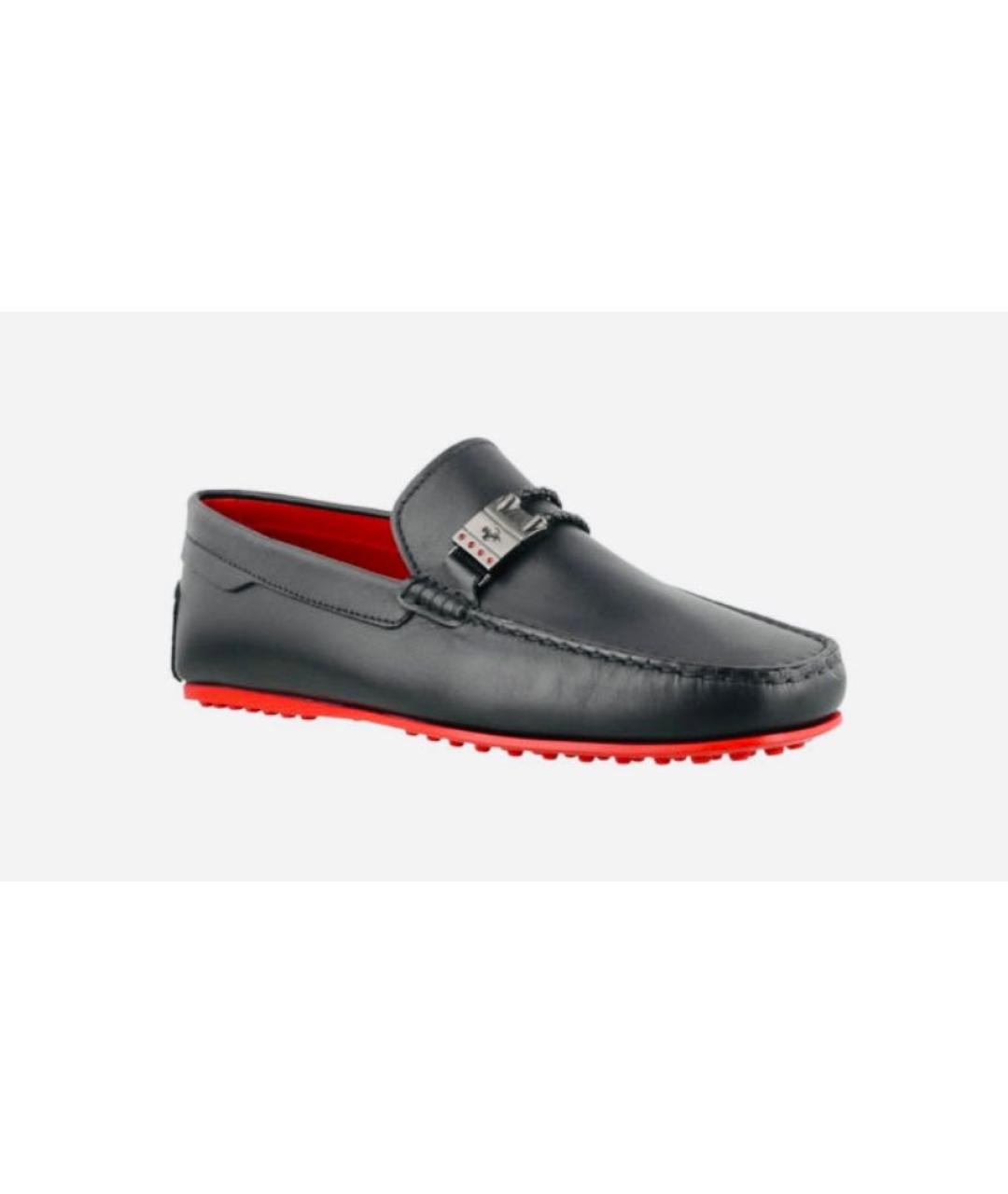 TOD'S Черные кожаные мокасины, фото 3