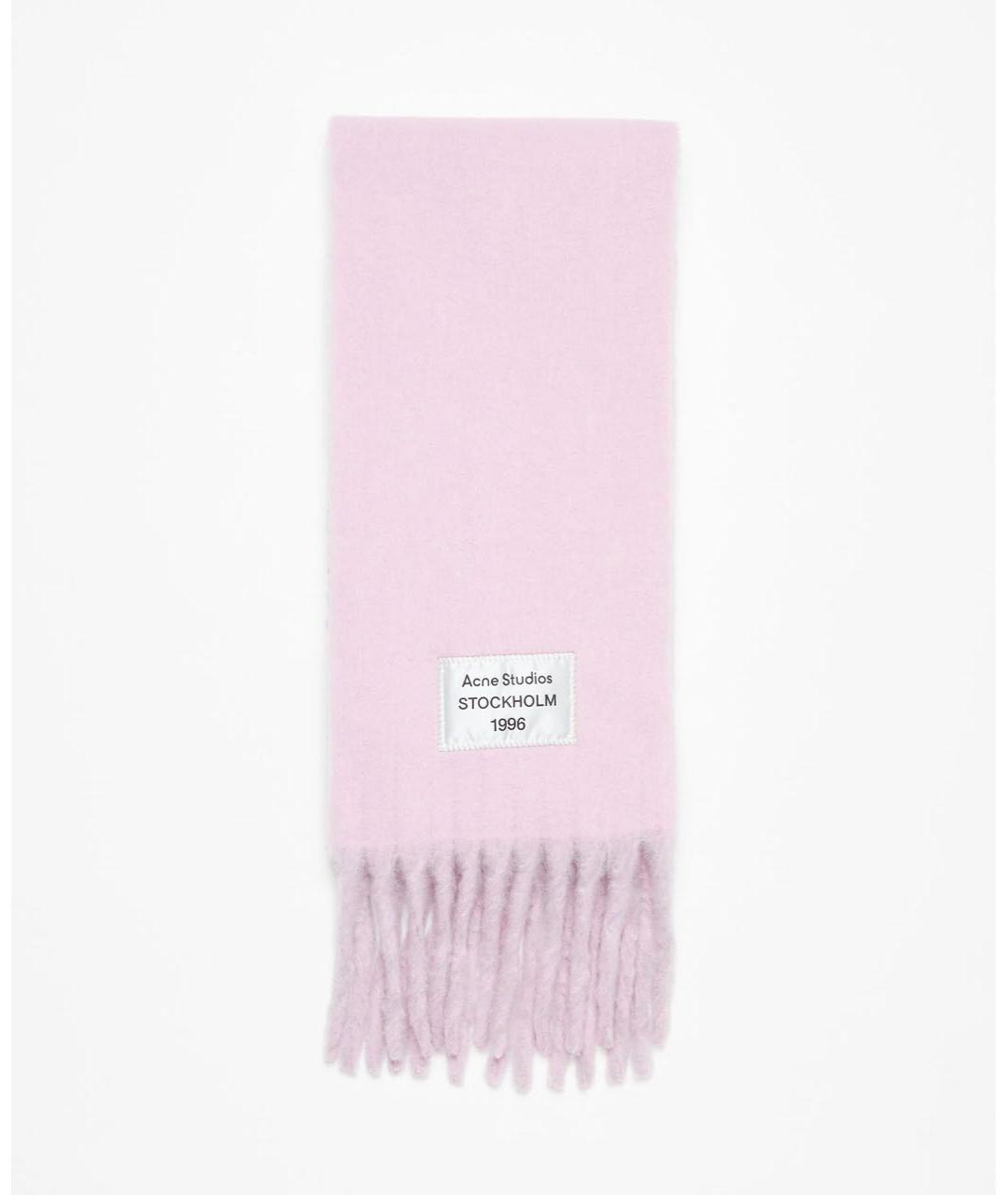 ACNE STUDIOS Розовый шарф, фото 4