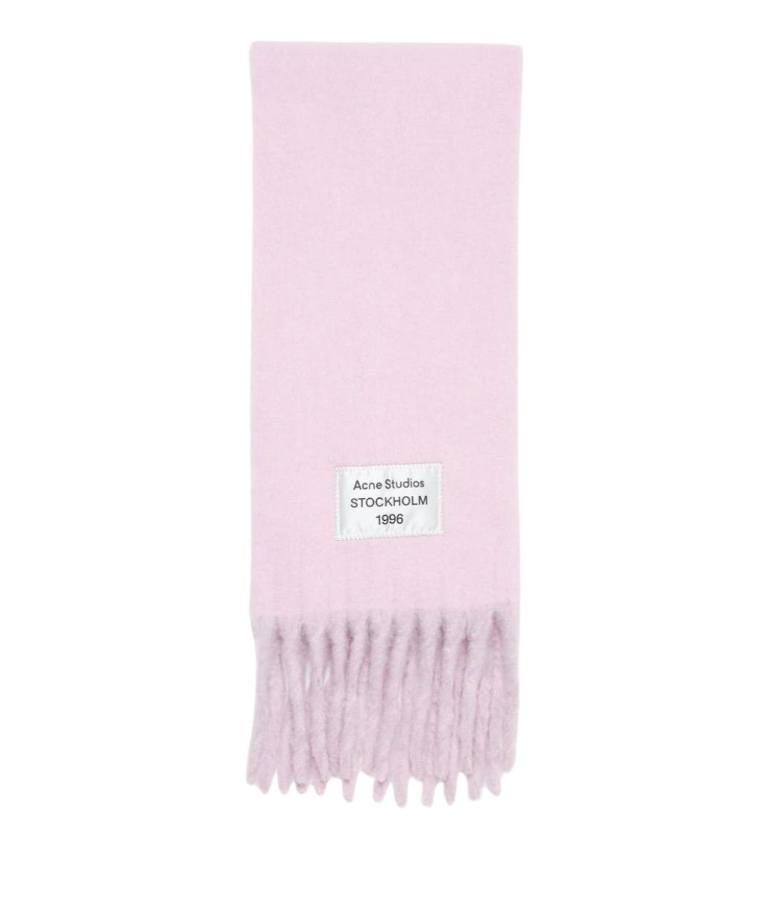 ACNE STUDIOS Розовый шарф, фото 1