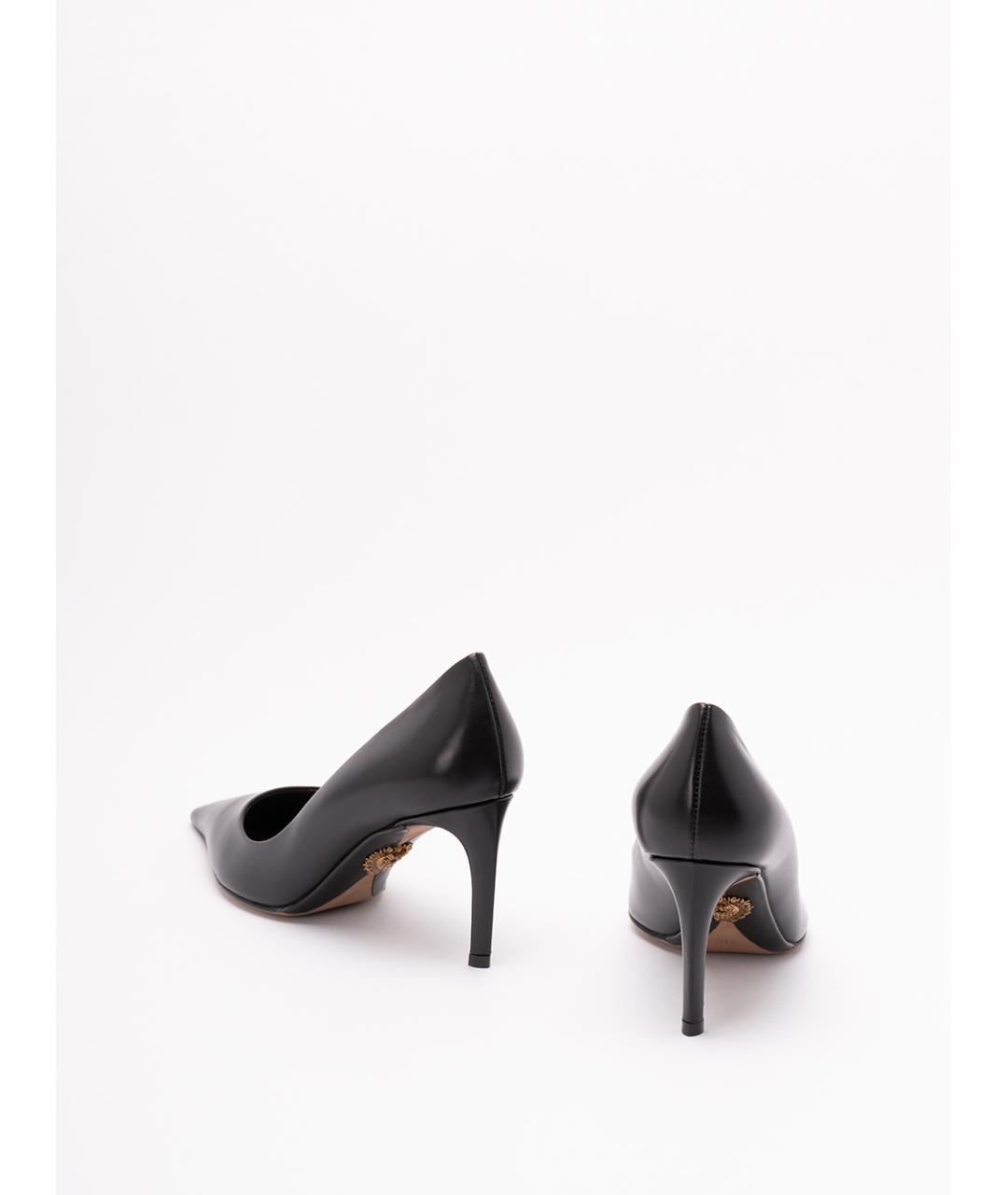 DOLCE&GABBANA Черные кожаные туфли, фото 3