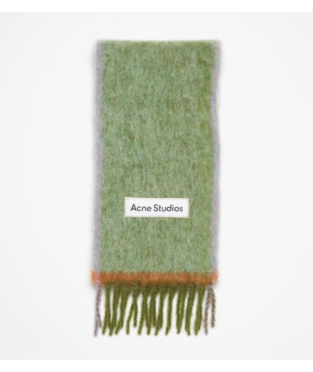 ACNE STUDIOS Зеленый шарф, фото 1