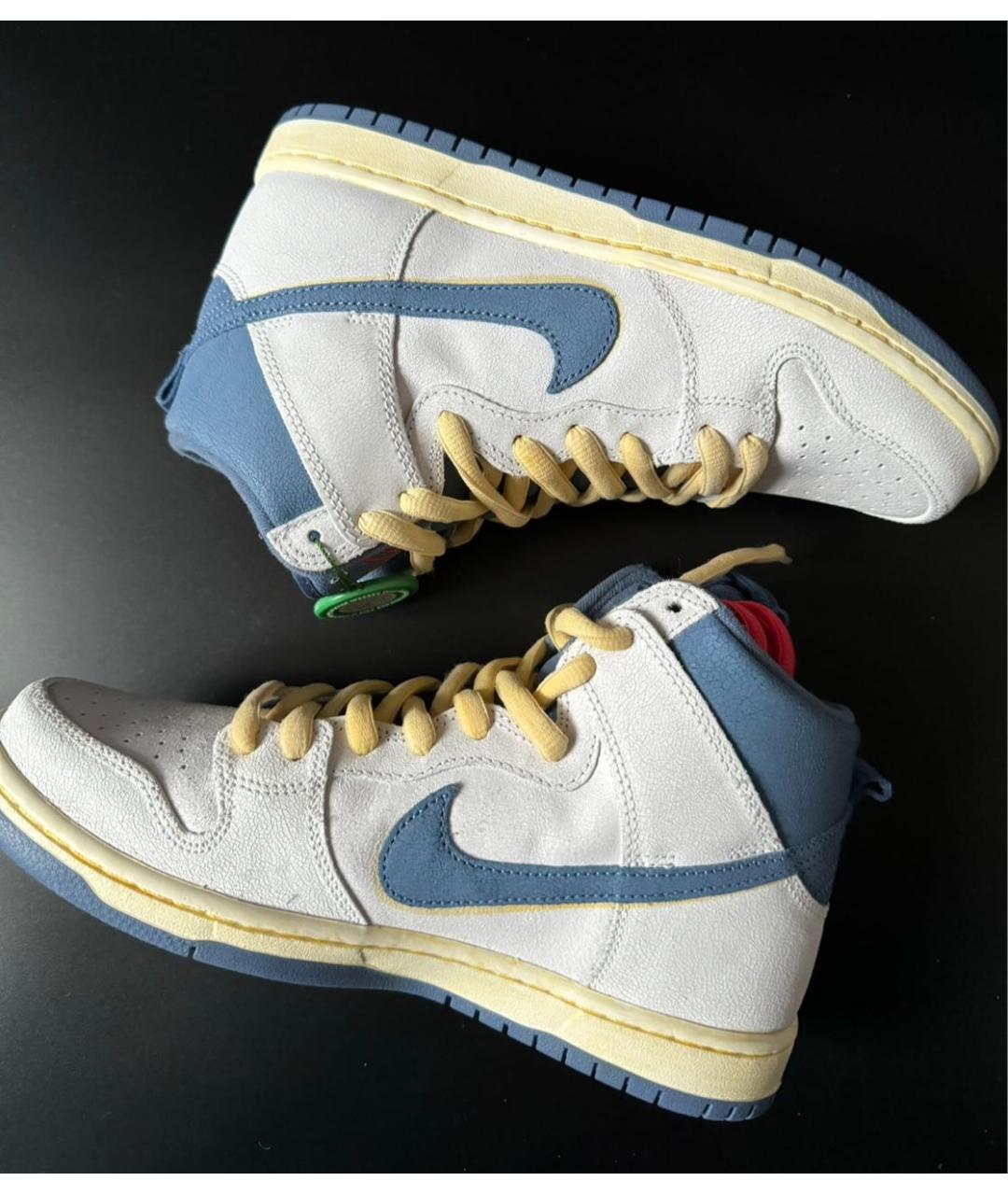 NIKE Бежевые высокие кроссовки / кеды, фото 2