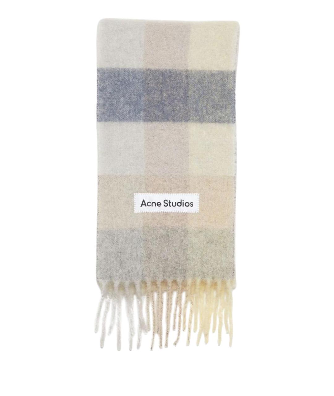 ACNE STUDIOS Бежевый шарф, фото 1