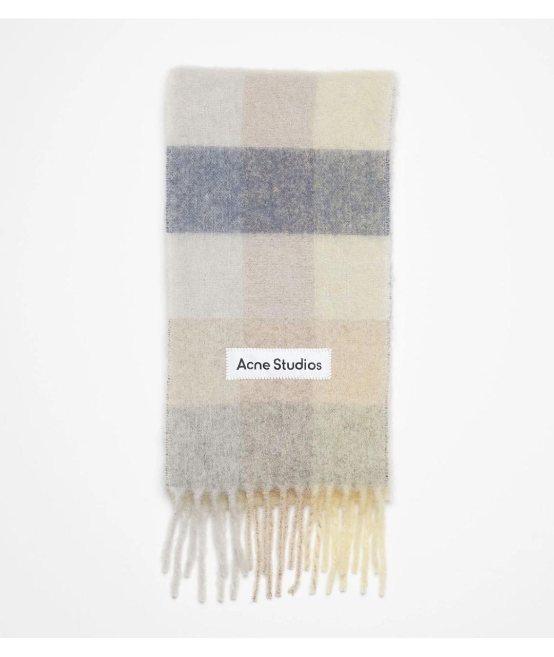 ACNE STUDIOS Бежевый шарф, фото 5