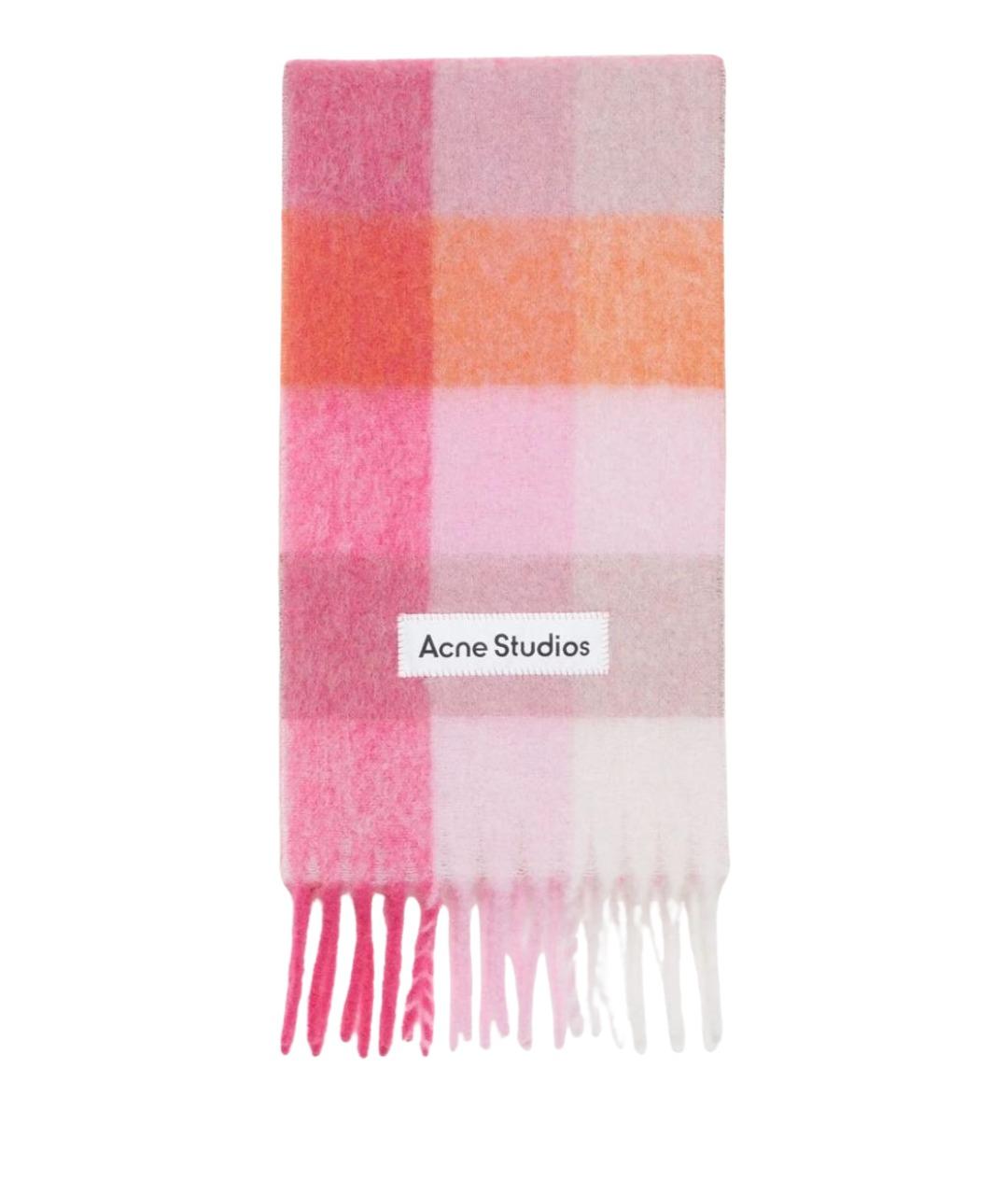 ACNE STUDIOS Розовый шарф, фото 1
