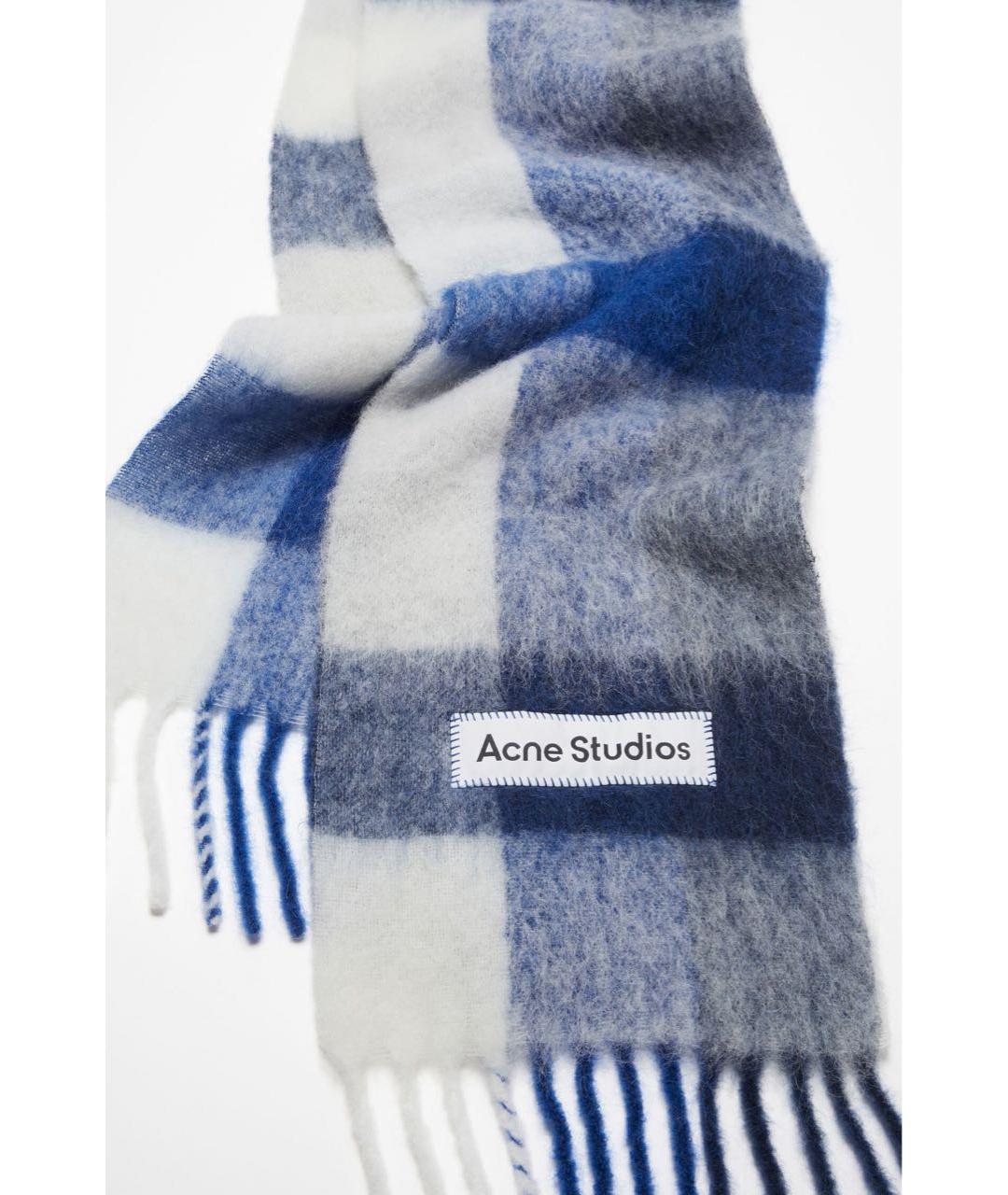 ACNE STUDIOS Белый шарф, фото 3