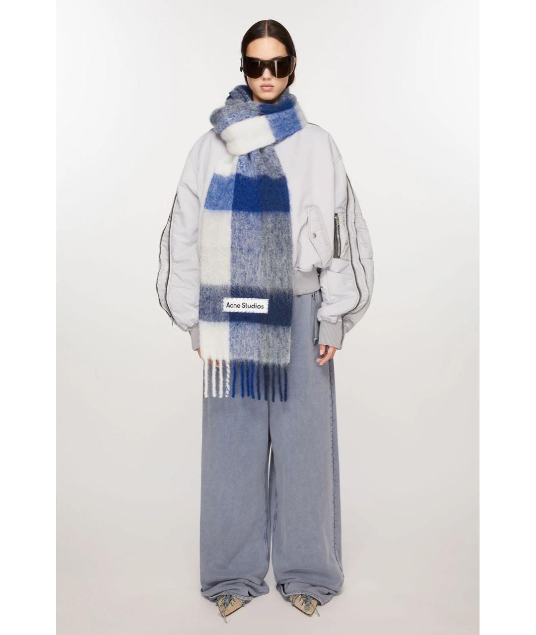 ACNE STUDIOS Белый шарф, фото 2