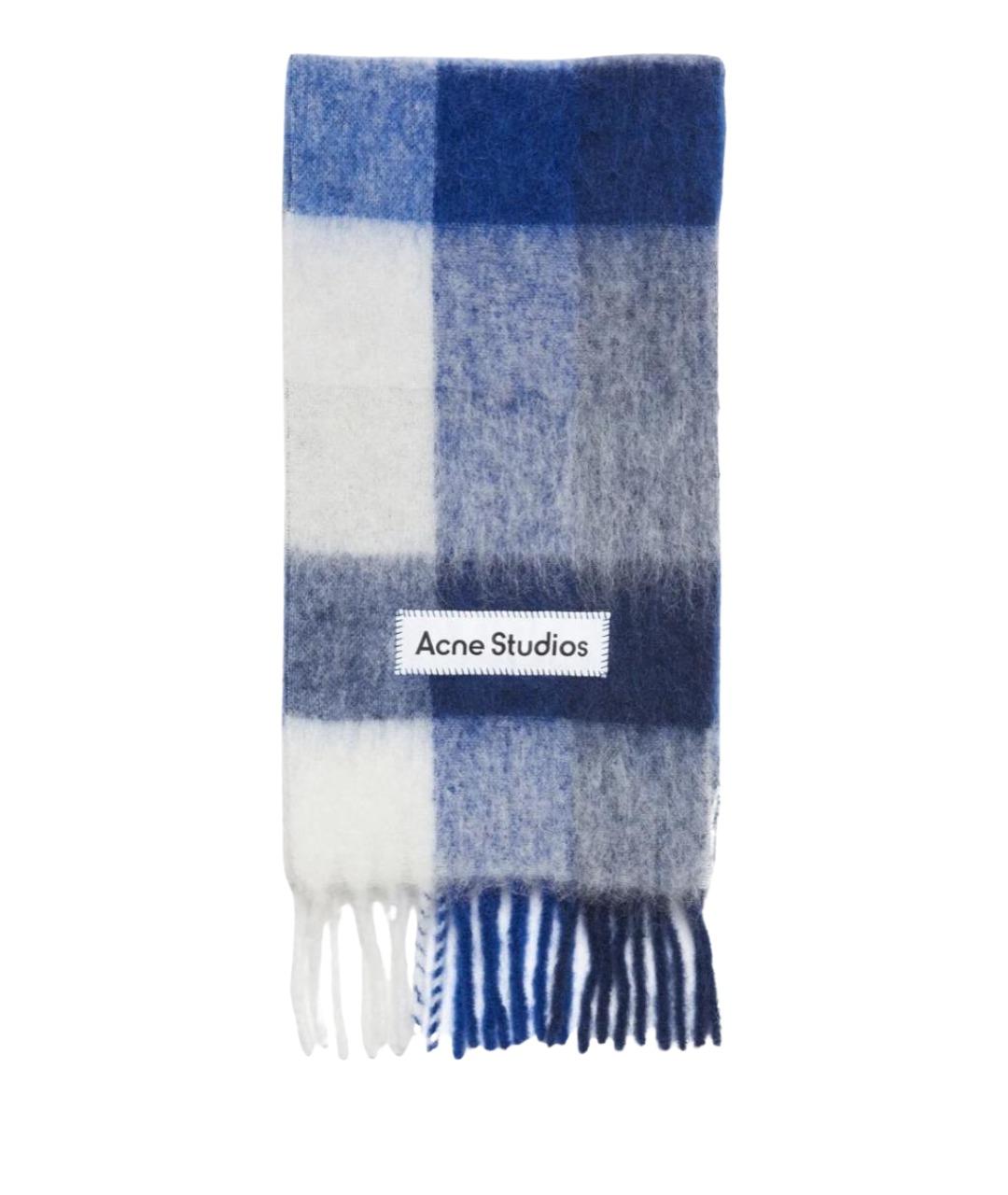 ACNE STUDIOS Белый шарф, фото 1