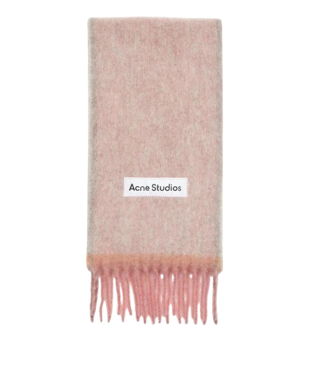 ACNE STUDIOS Розовый шарф, фото 1