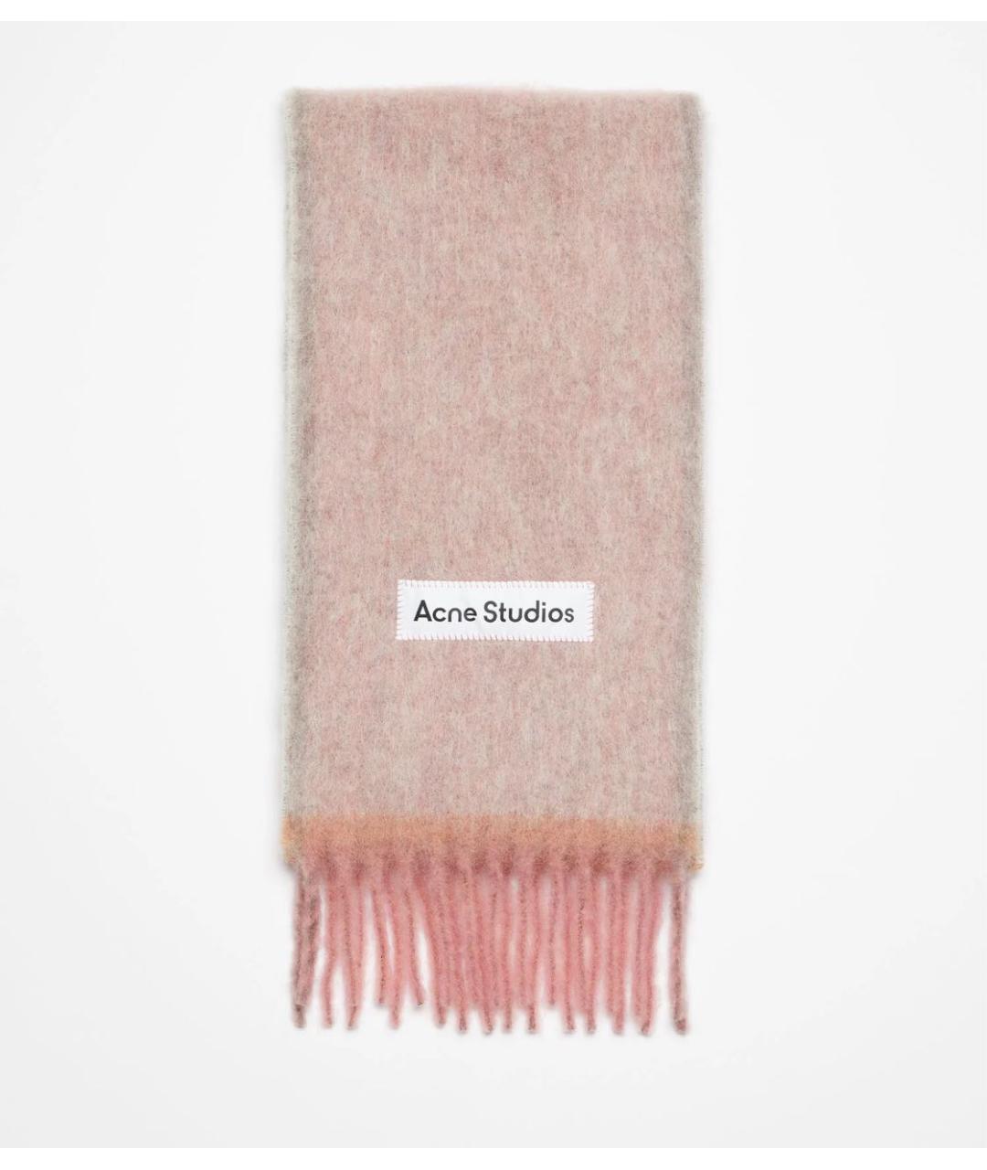 ACNE STUDIOS Розовый шарф, фото 5