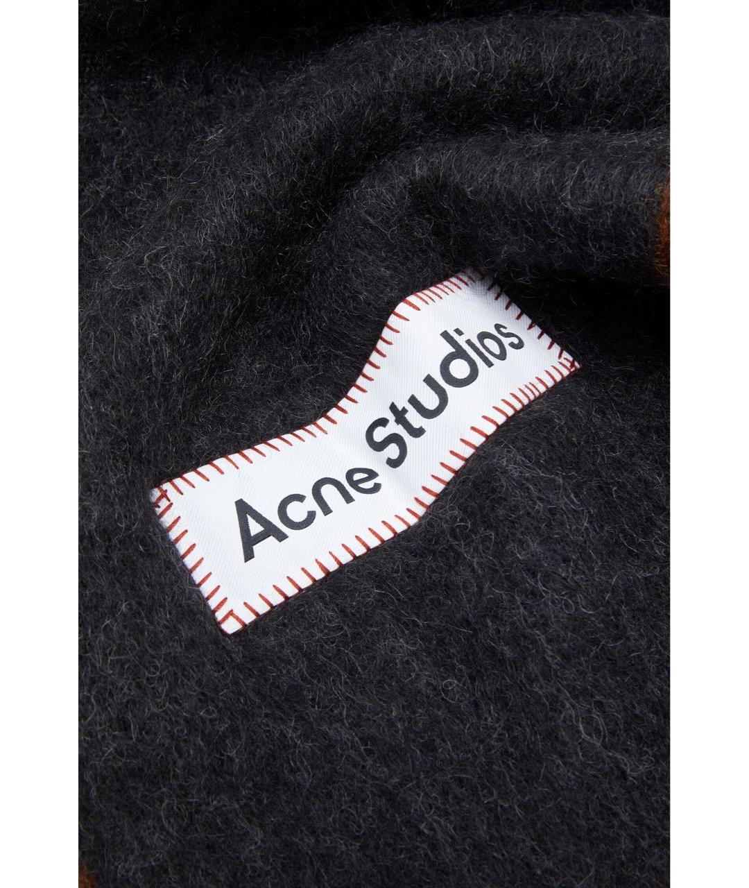 ACNE STUDIOS Черный шарф, фото 3