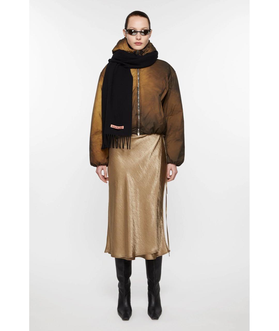 ACNE STUDIOS Черный шарф, фото 2