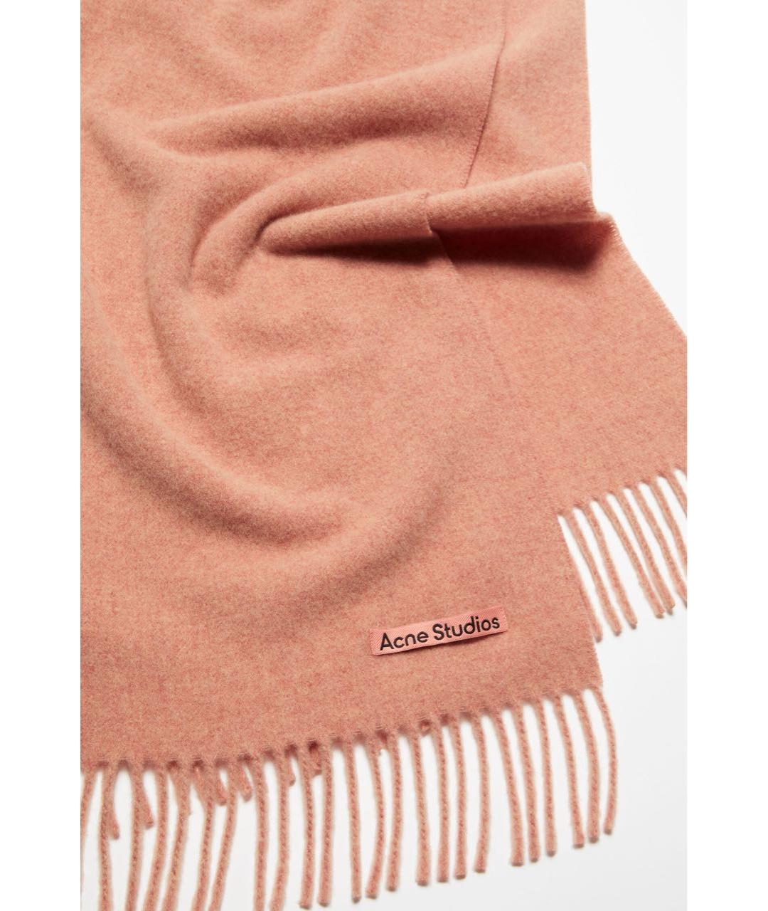 ACNE STUDIOS Коралловый шарф, фото 3
