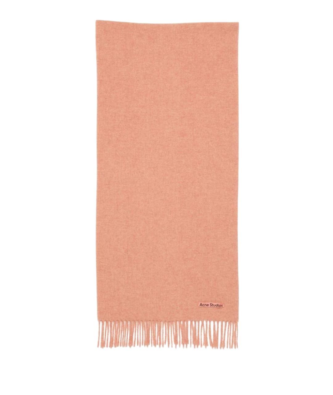 ACNE STUDIOS Коралловый шарф, фото 1