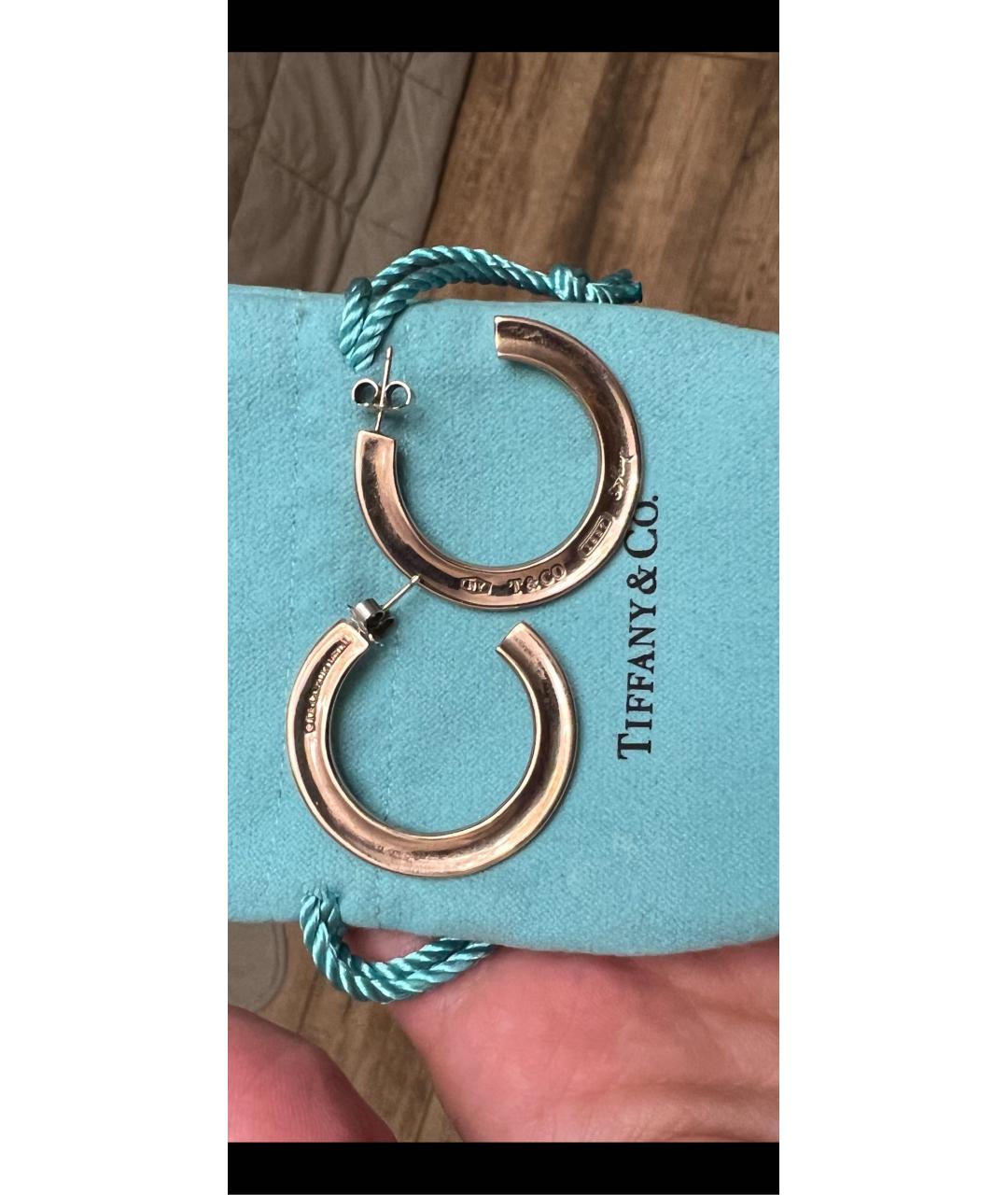 TIFFANY&CO Золотые серьги из желтого золота, фото 5