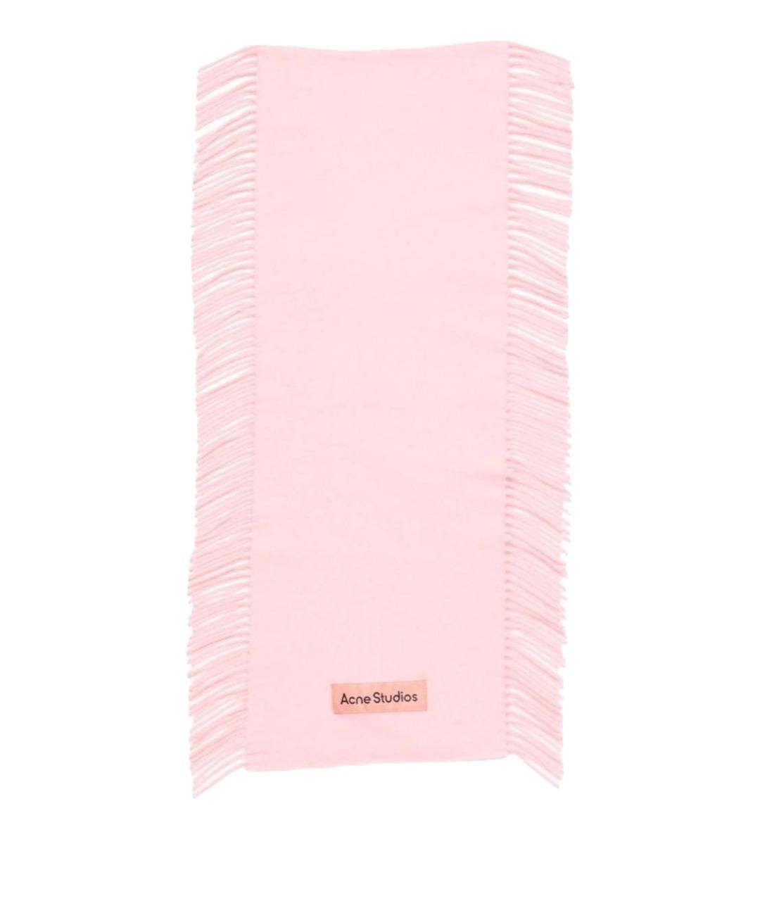 ACNE STUDIOS Розовый шарф, фото 1
